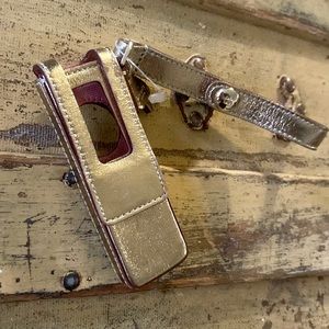 *RARE FIND* KATE SPADE IPOD GOLD LEATHER CASE IPOD SHUFFLE NWOT